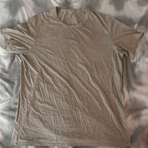 Lululemon fundamental t shirt in tan medium